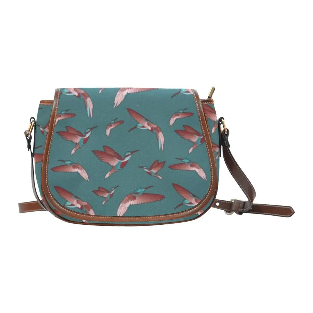 Red Swift Turquoise Saddle Bag/Small