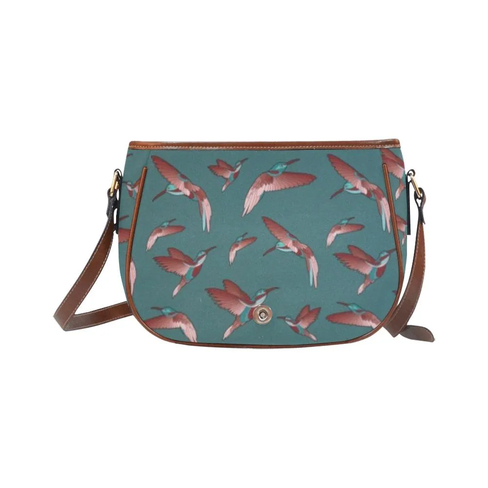 Red Swift Turquoise Saddle Bag/Small