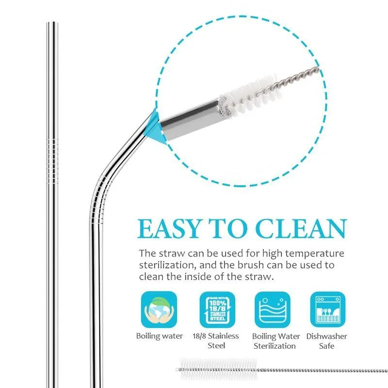 Reusable Metal Straws