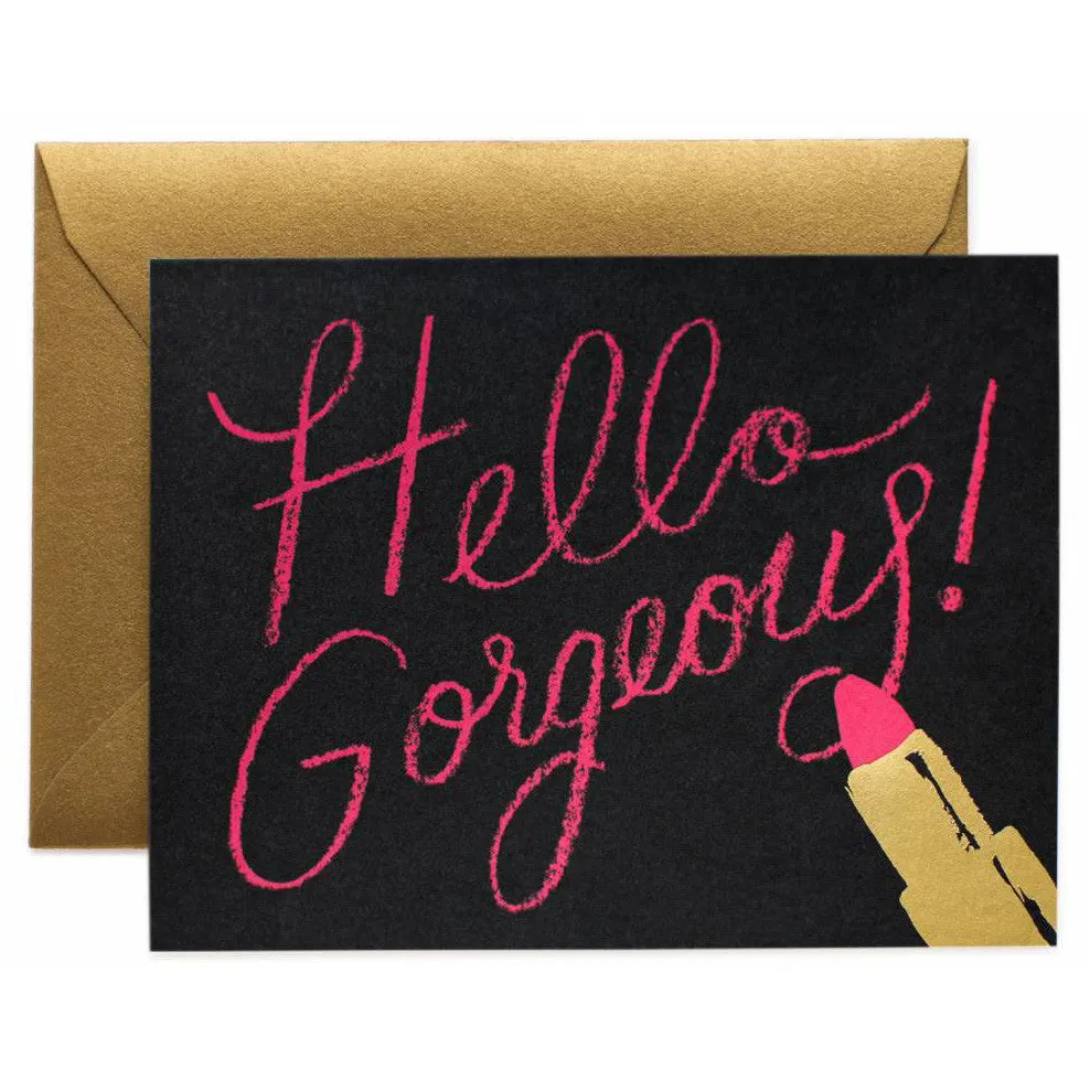 Rifle Paper Co Hello Gorgeous Card