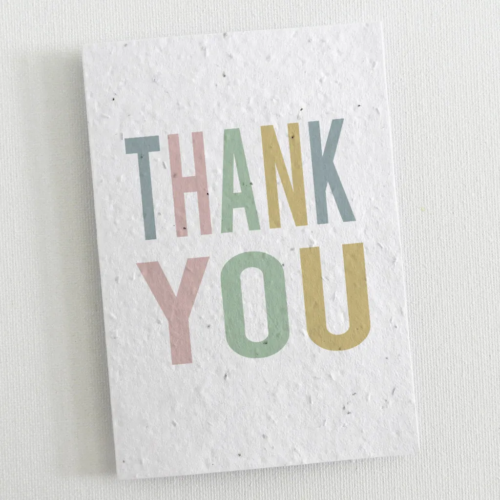 Set of 12 Plantable Cards - Thank You