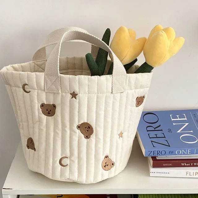 Shoppu Living Quilted Bear Bag