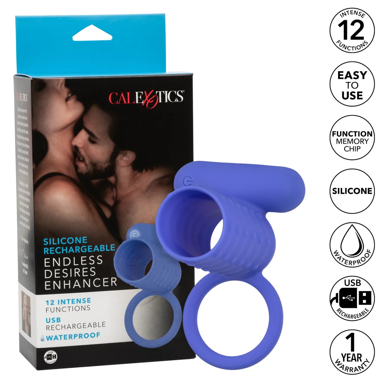 Silicone Rechargeable Endless Desires Enhancer