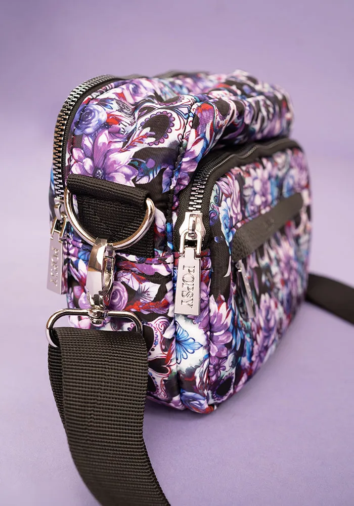 Skull Print Cross Body Bag