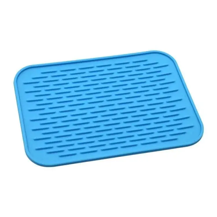 Soft silicone table mat anti slip heat resistant kitchen pad dish coaster