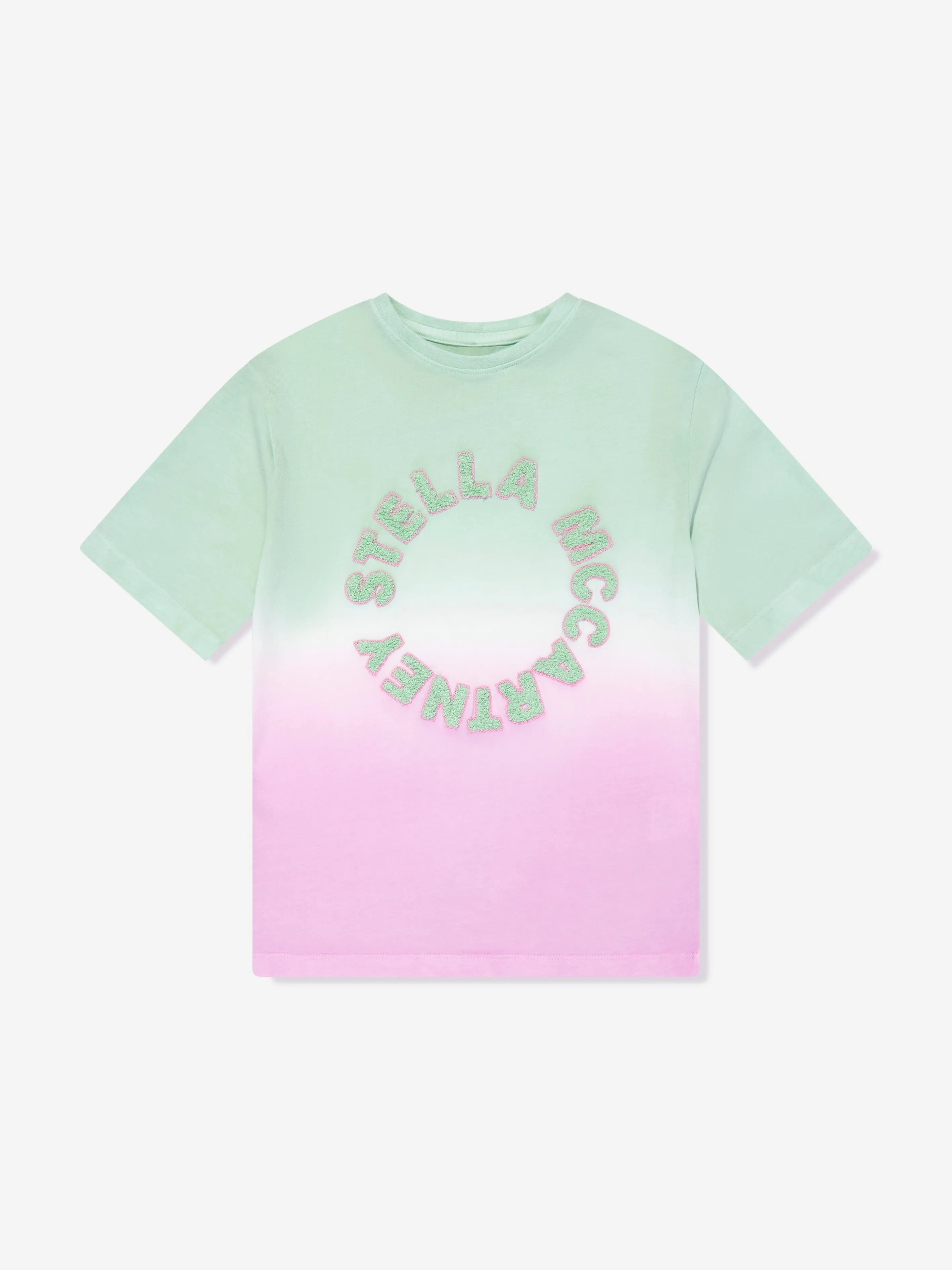 Stella McCartney Girls Logo Print T-Shirt in Multicolour