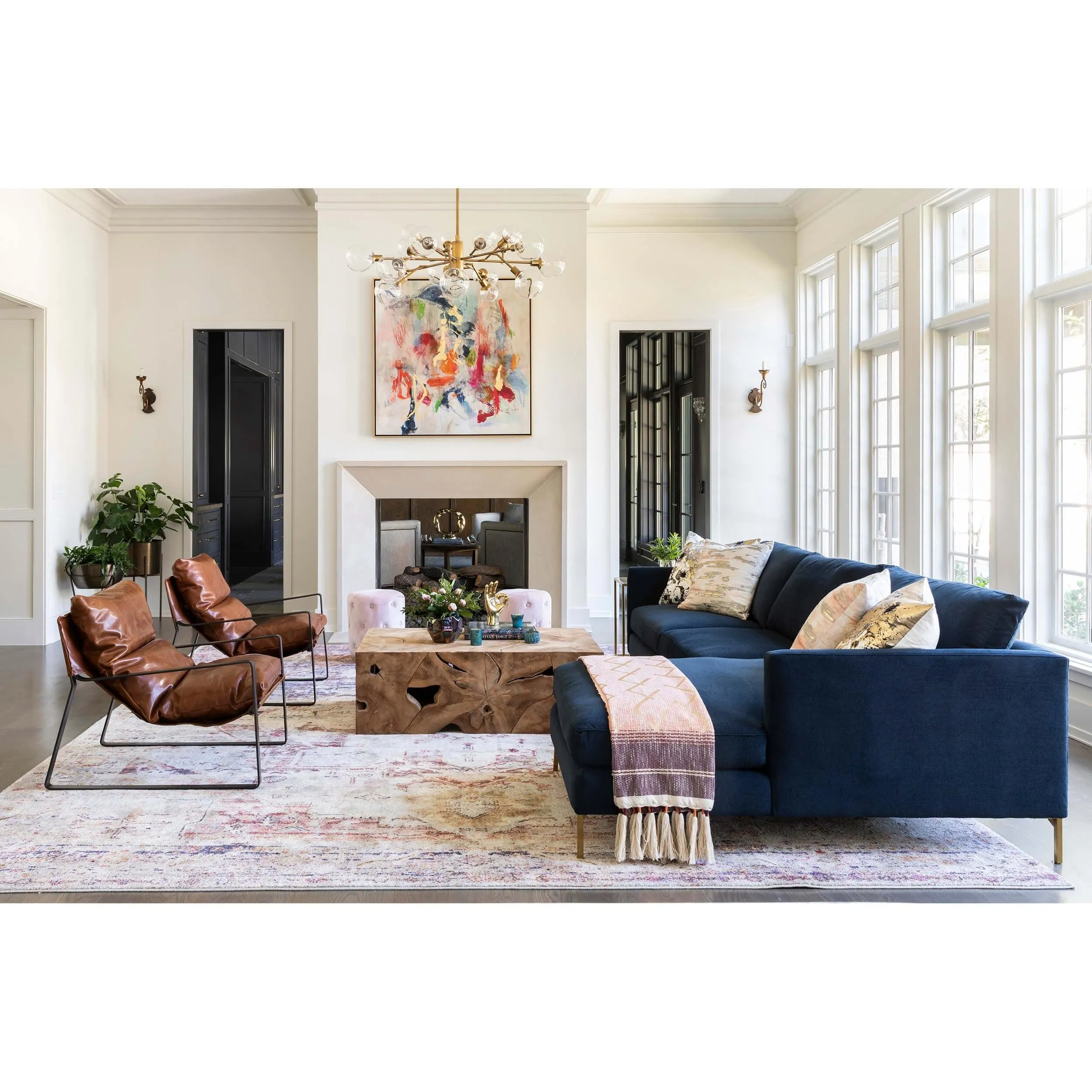 Stella Sectional, Vida Navy