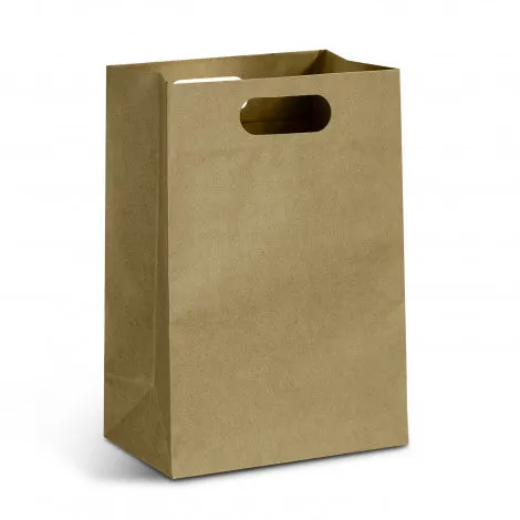 Stock Kraft Die Cut Handle Paper Bag Portrait-Large (SKP-20T)