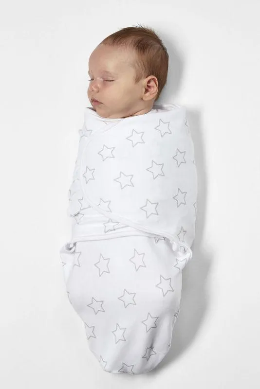 Swaddle Meyco 2pack - Stars - 0-3m