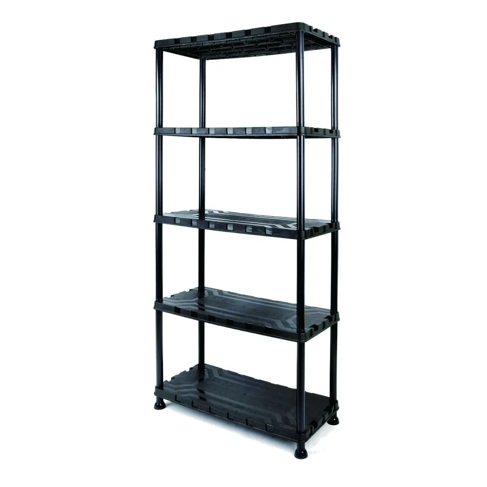 Tactix 5-Tier Plastic Shelf Unit