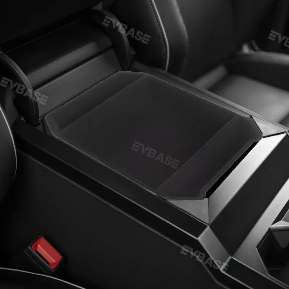 Tesla Cybertruck Armrest Organizer ABS Center Console Storage Box Tray