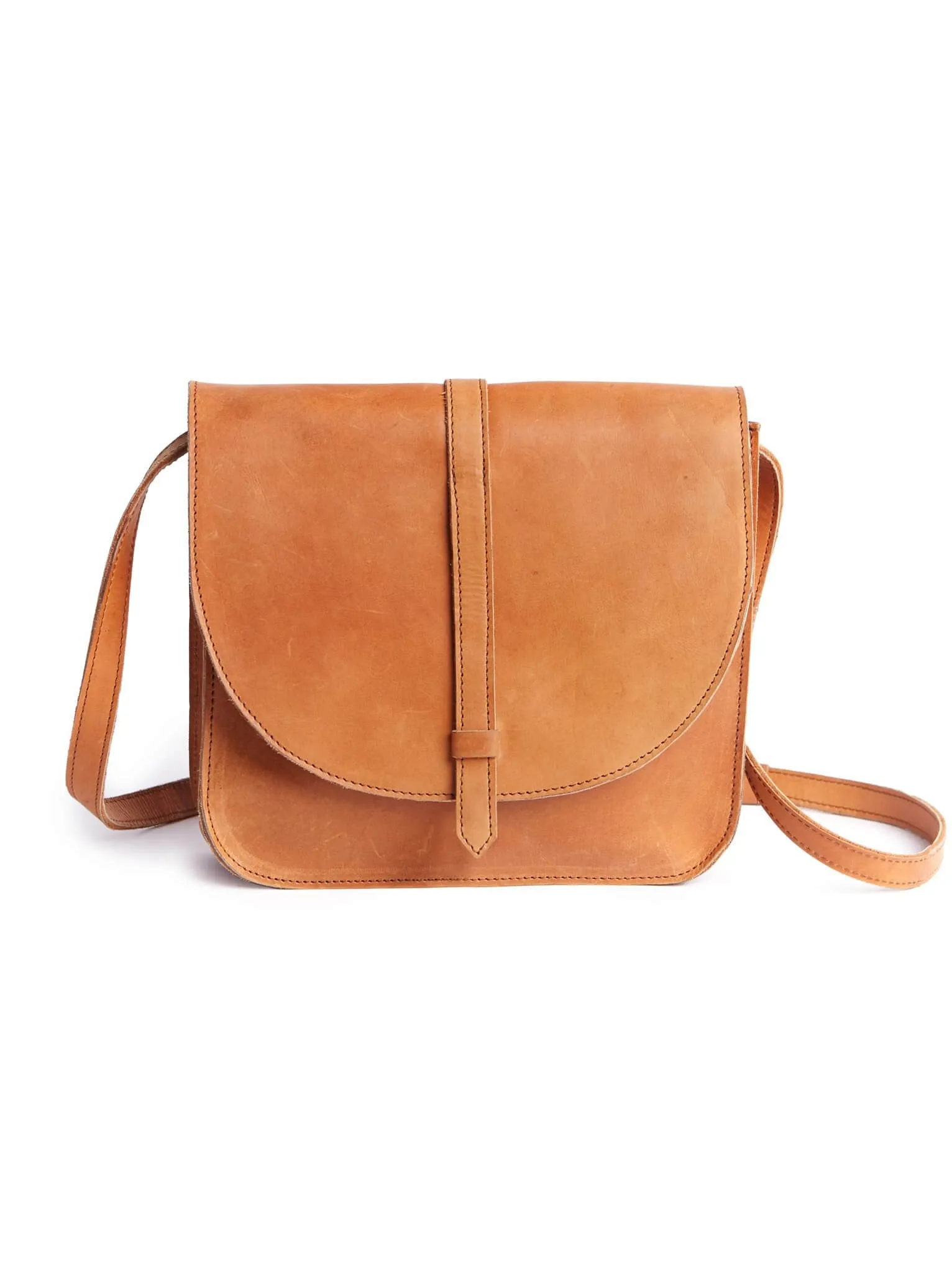 Tirhas Saddle Bag in Cognac