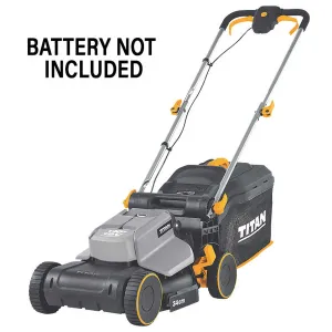 Titan Rotary Lawnmower TTI836LWM Cordless Hand-Propelled 34cm 18V Body Only