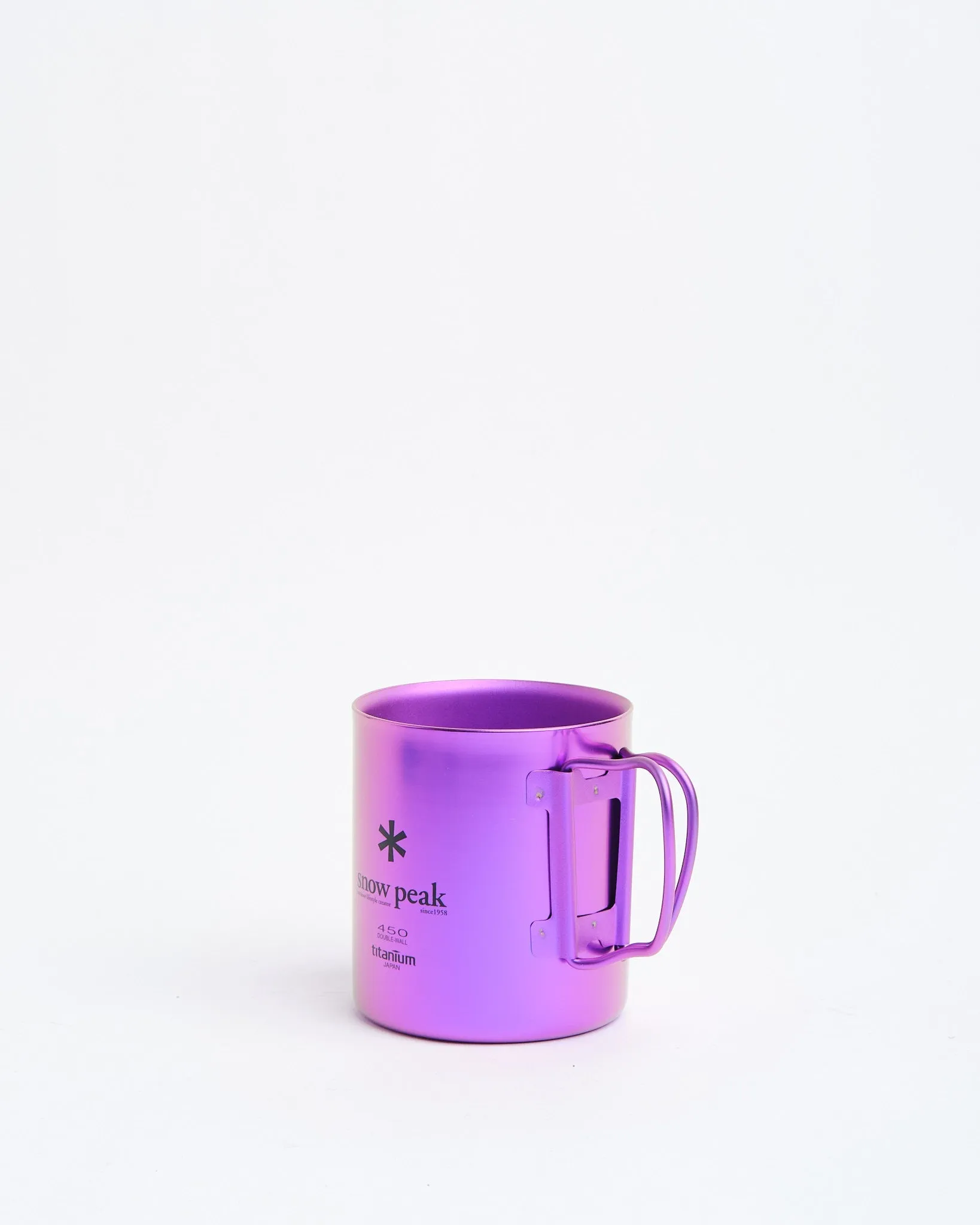 TITANIUM DOUBLE WALL CUP 450 PURPLE