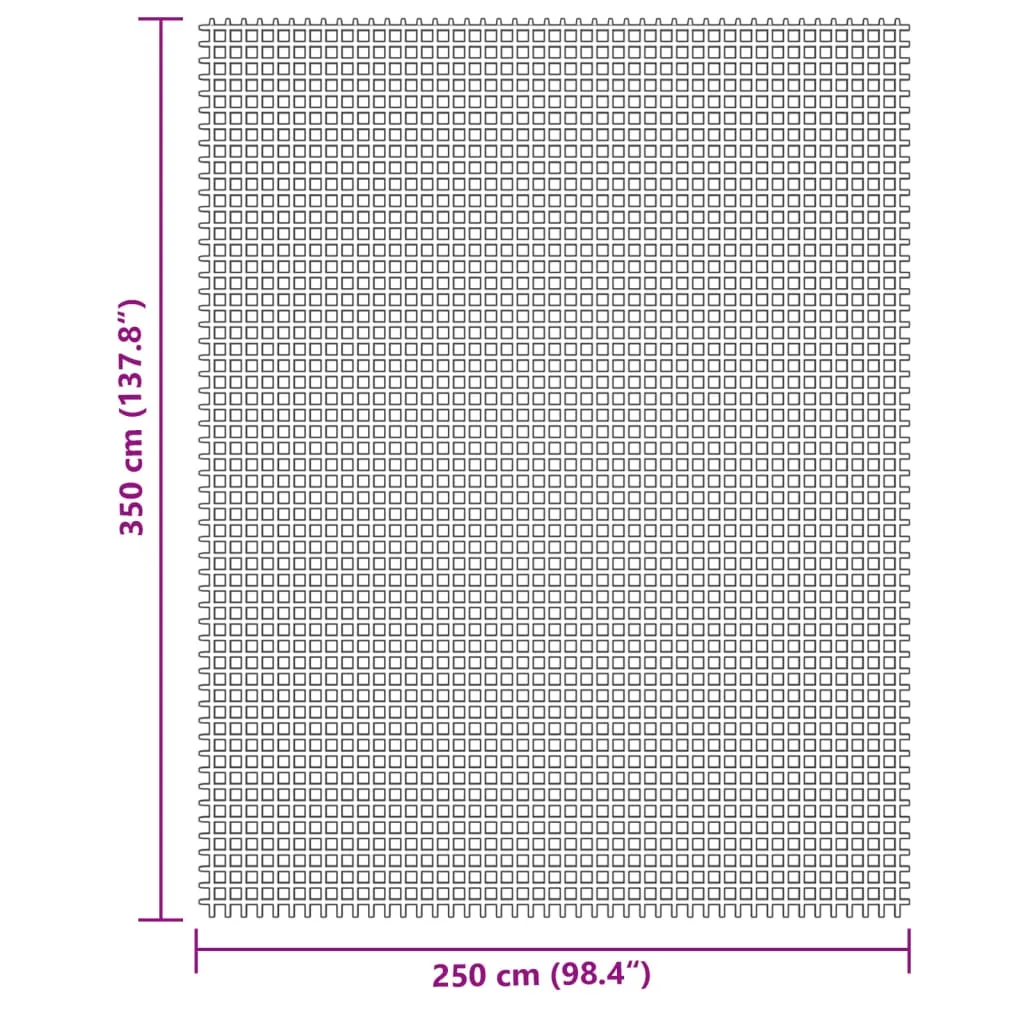 vidaXL Camping Floor Mat Cream 3.5x2.5 m