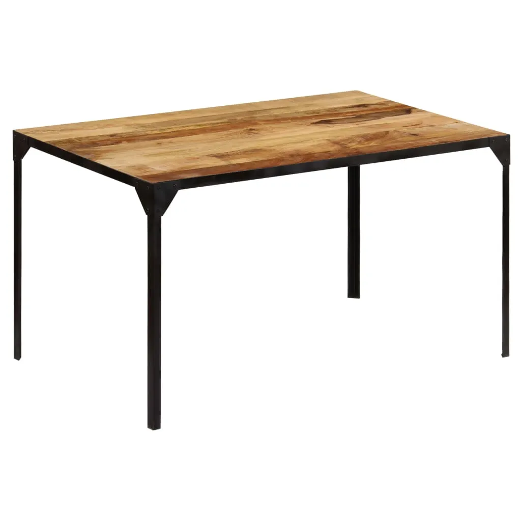 vidaXL Dining Table 140x80x76 cm Solid Mango Wood