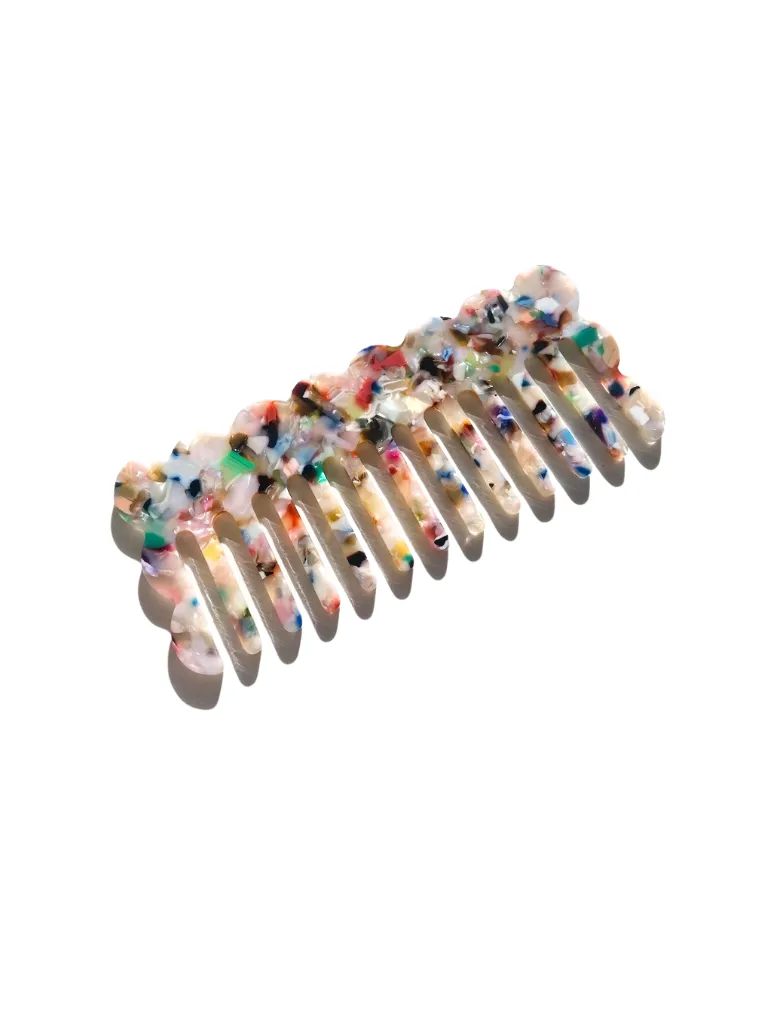 Wavy Acetate Hair Comb | Eco-Friendly