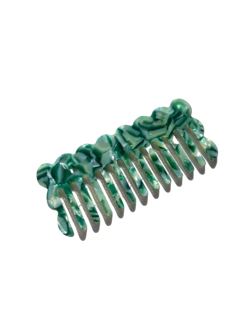 Wavy Acetate Hair Comb | Eco-Friendly