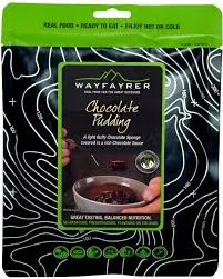 Wayfayrer Chocolate Pudding - Outdoor Camping Ready to Eat Meal Pouch