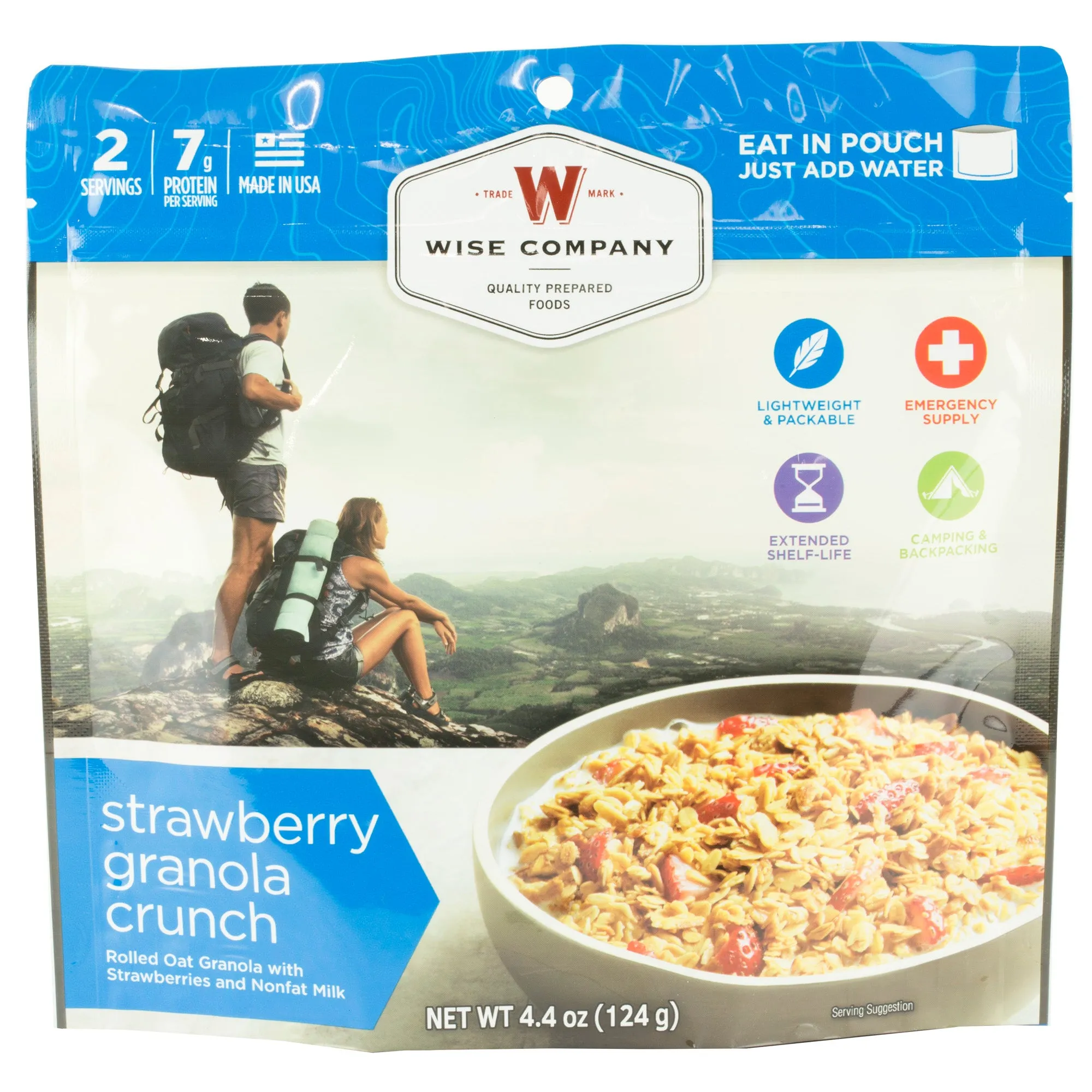 Wise Camping Strawberry Granola 6pk