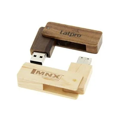 Wooden Rectangle USB Flash Drive