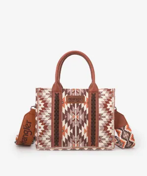 Wrangler All-Over Aztec Print Canvas Tote Bag