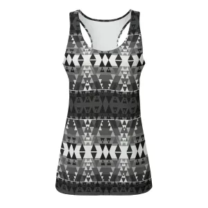 Writing on Stone Black and White Eco-friendly Women's Tank Top