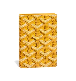 Yellow Goyard SAINT-MARC Card Wallet